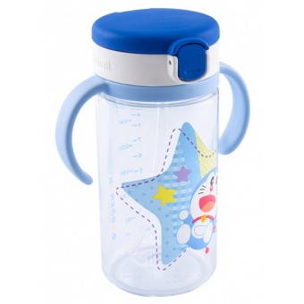 Aqulea - Doraemon Straw Bottle Mug 320ml (Blue)