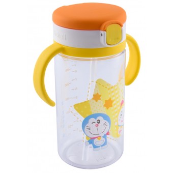 Aqulea - Doraemon Straw Bottle Mug 320ml (Yellow)