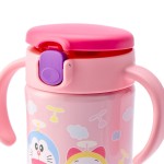 TLI - Doraemon Stainless Steel Straw Bottle 300ml (Pink) - Richell - BabyOnline HK
