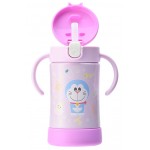 TLI - Doraemon Stainless Steel Straw Bottle 300ml (Purple) - Richell - BabyOnline HK