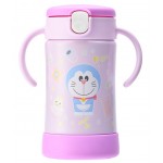 TLI - Doraemon Stainless Steel Straw Bottle 300ml (Purple) - Richell - BabyOnline HK