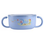 Doraemon - Stainless Steel Baby Bowl 320ml with Lid + Spoon (Blue) - Richell - BabyOnline HK