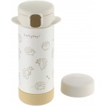 2 Way Stainless Steel Slim Bottle Mug (Cream/White) 240ml - Richell - BabyOnline HK