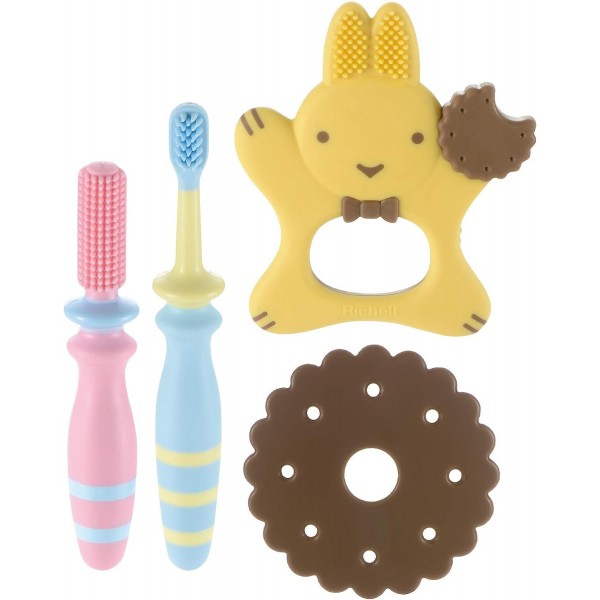 Richell - TLI Baby First Toothbrush Set (3 months+) - Richell - BabyOnline HK