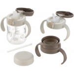 Richell - TLI Step-Up Bottle Mug Set SD (Brown) - Richell - BabyOnline HK
