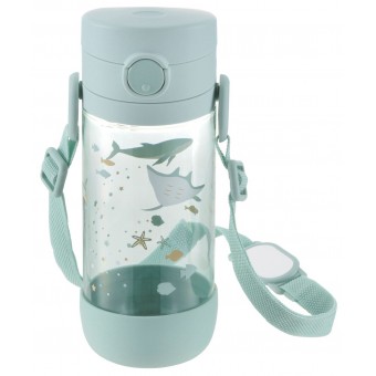 Richell - Axstars - Direct Drink Cup with Strap 450ml (Light Blue)