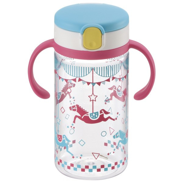 Cup de Mug - LC 吸管水杯 R (馬戲團) 320ml - Richell - BabyOnline HK