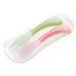 ND Easy-Grip Spoon & Fork with case - Richell - BabyOnline HK