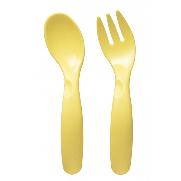 Easy Grip Spoon & Fork - Richell - BabyOnline HK