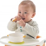 TRY Series - EM Easy-Grip Spoon & Fork with case - Richell - BabyOnline HK