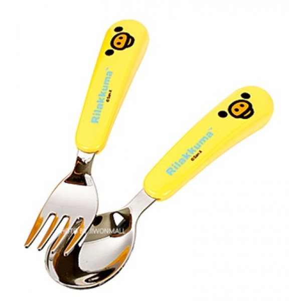 Rilakkuma - Spoon & Fork (Kiiroitori) - San-X - BabyOnline HK