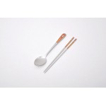 Rilakkuma Stainless Steel Chopsticks & Spoon - San-X - BabyOnline HK