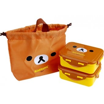 鬆弛熊 - 餐盒(兩個)連袋