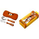 Rilakkuma Spoon & Fork with Case - San-X - BabyOnline HK