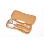 Rilakkuma Spoon & Fork with Case - San-X - BabyOnline HK