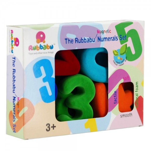 Rubbabu - Magnetic Numerals Set [Box Dented] - Rubbabu - BabyOnline HK