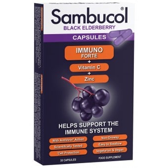 Sambucol Immuno Forte (30 capsules) (UK)