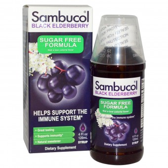 Black Elderberry - Sugar Free Formula Syrup 120ml