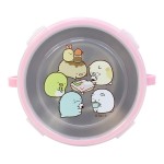 角落生物 - 不鏽鋼雙耳隔熱碗餐碗 450ml (粉紅色) - San-X - BabyOnline HK
