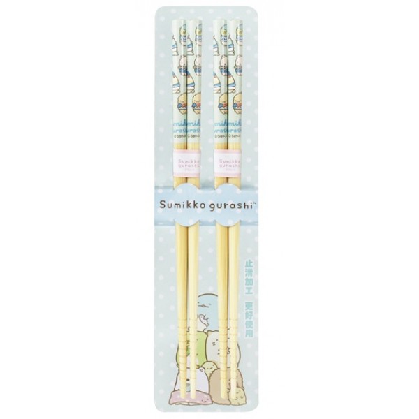 Sumikko Gurashi - Bamboo Chopsticks 22.5cm (2 pairs) - San-X - BabyOnline HK