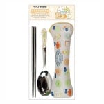 Sumikko Gurashi - 304 Stainless Steel Spoon & Chopstick with Holder Bag - San-X - BabyOnline HK