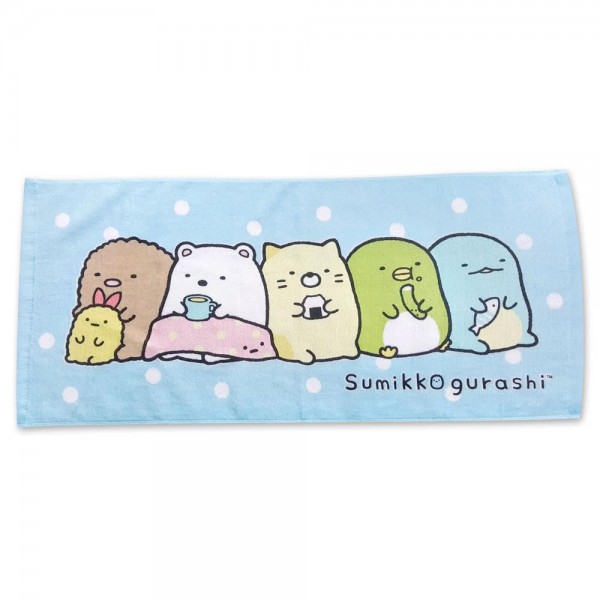 Sumikko Gurashi - Towel 33 x 77cm (Light Blue) - San-X - BabyOnline HK