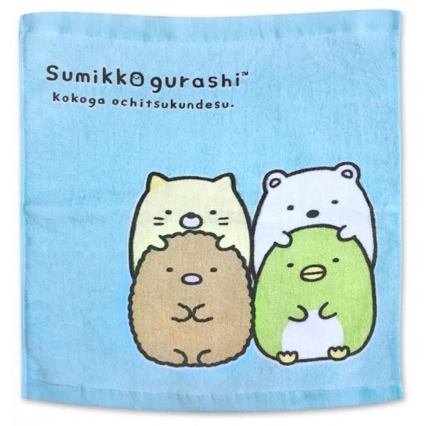 Sumikko Gurashi - Towel 35 x 35cm (Light Blue) - San-X - BabyOnline HK