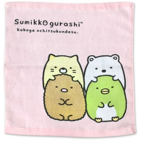 Sumikko Gurashi - Towel 35 x 35cm (Pink) - San-X - BabyOnline HK
