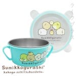 Sumikko Gurashi - Bowl with Stainless Steel inner and Lid 450ml (Blue) - San-X - BabyOnline HK