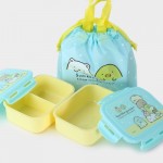 角落生物 - 食物盒連拉繩袋 (粉藍色) - San-X - BabyOnline HK