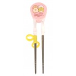 Sumikko Gurashi - Kids Training Chopsticks, Spoon with Case (Pink) - San-X - BabyOnline HK