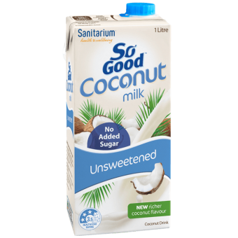So Good Coconut Milk - Unsweetened 1L