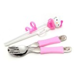 Hello Kitty - Training Chopstick, Spoon & Fork - Sanrio - BabyOnline HK