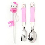 Hello Kitty - Training Chopstick, Spoon & Fork - Sanrio - BabyOnline HK