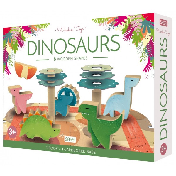 Sassi Junior Wooden Toys - Dinosaurs - Sassi Junior - BabyOnline HK