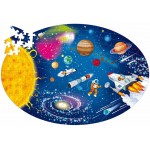 Shaped Puzzle + Book - Travel, Learn and Explore Space - The Solar System - Sassi Junior - BabyOnline HK