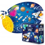 Shaped Puzzle + Book - Travel, Learn and Explore Space - The Solar System - Sassi Junior - BabyOnline HK