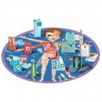Puzzle + Book - Travel, Learn and Explore - All About the Human Body - Sassi Junior - BabyOnline HK