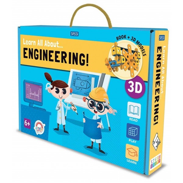 Book + 3D Model - Learn All About ... Engineering! - Sassi Junior - BabyOnline HK