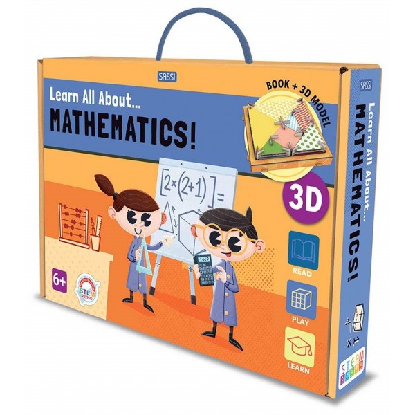 Book + 3D Model - Learn All About ... Mathematics! - Sassi Junior - BabyOnline HK