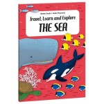 Shaped Puzzle + Book - Travel, Learn and Explore - The Sea - Sassi Junior