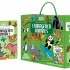 Shaped Puzzle + Book - Travel, Learn and Explore - Endangered Animals