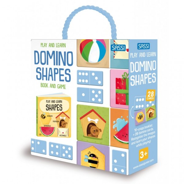 Play and Learn - Toy and Game - Domino Shapes - Sassi Junior