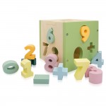 Wooden Cube + Book (Numbers) - Sassi Junior - BabyOnline HK