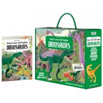Shaped Puzzle + Book - Travel, Learn and Explore - Dinosaurs - Sassi Junior - BabyOnline HK