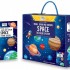 Shaped Puzzle + Book - Travel, Learn and Explore Space - The Solar System