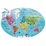 Shaped Puzzle + Book - Travel, Learn and Explore The Earth - Sassi Junior - BabyOnline HK