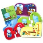 Book + Puzzle - Large Animals Opposite - Sassi Junior - BabyOnline HK