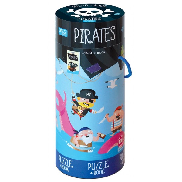 Puzzle + Book - Pirates (100 pcs) - Sassi Junior - BabyOnline HK