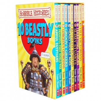 Horrible Histories - 10 Beastly Book Box Set